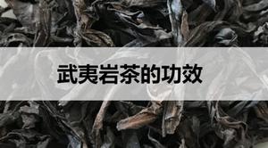 武夷岩茶的功效有哪些？