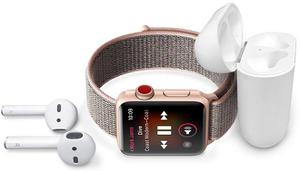 如何在 Apple Watch 上使用收听音乐？
