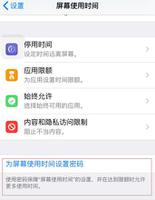 iPhone 如何利用“屏幕使用时间”功能给应用加密？