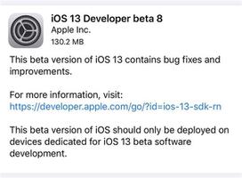 iOS 13 Beta 8更新了哪些内容？附升级方法