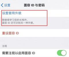 苹果iPhone XS的面容ID如何添加两个人？