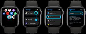 如何将 Apple Watch 的时间提前显示？