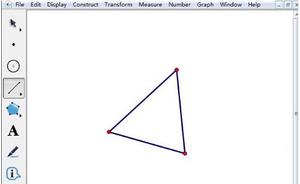 几何画板怎么画三角形