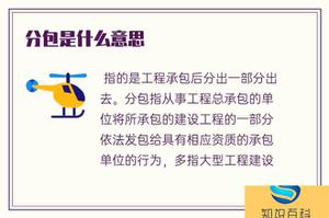 分包是什么意思