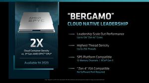AMD Bergamo将在明年上半年正式发布：主打云计算服务