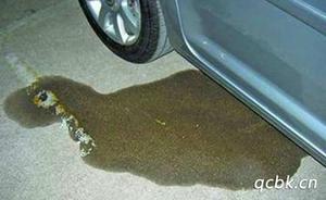 汽车车底漏液是什么意思