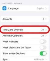 苹果手机日历怎么设定时区优先 (iOS17)