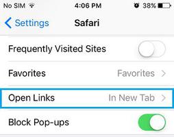 如何在iPhone后台打开新的Safari标签页