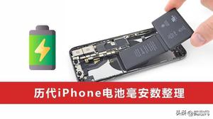 <span style='color:red;'>iphone13pro电池容量</span>怎么比13还小（历代iPhone电池毫安数整理）
