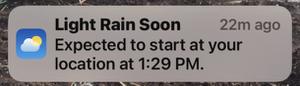 苹果手机iPhone怎么设置下雨通知提醒