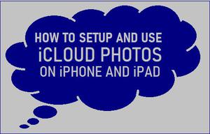 如何在iPhone和iPad上启用iCloud照片方法