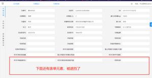 Vue antd的a-form表单子元素被遮挡，如何设置滚动条展示？