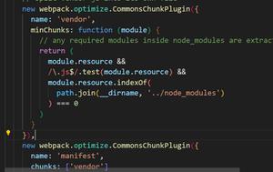 webpack3.8.1 非入口分离的chunk 如何将该chunk中node_modules进行抽离？