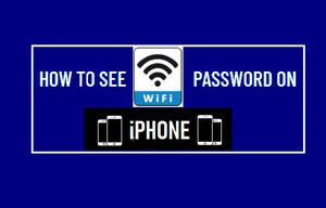 如何在苹果iPhone上查找WiFi密码