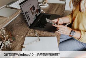 如何禁用Windows10中的密码显示按钮？