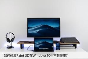 如何修复Paint 3D在Windows10中不起作用？