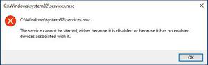 Services.msc在Windows10中无法打开，修复方法