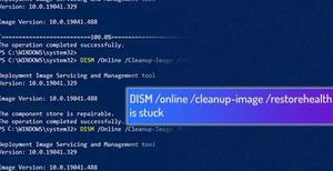 DISM/online/cleanup-image/restorehealth卡住