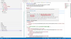 Java SSM项目 配置 web.xml的时候 `&lt;web-app&gt;` 报错，说内容不匹配？