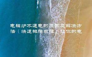 电磁炉不通电的原因及解决方法（快速排除故障，让你的电磁炉重新发挥作用）